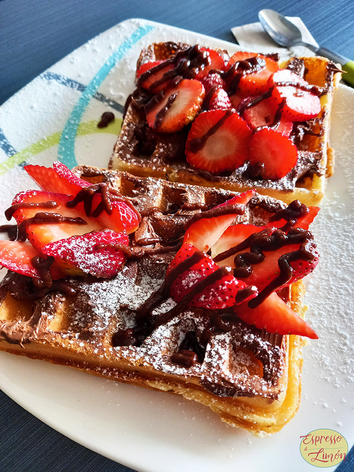 Waffles ChocoFresa