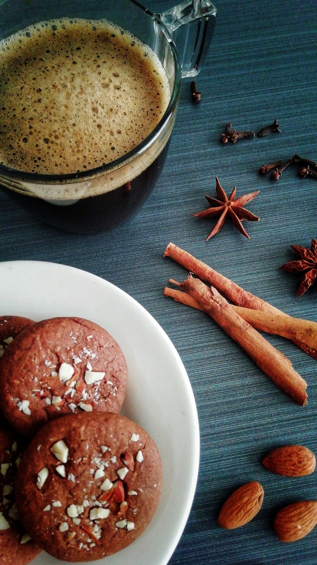 Galletas Moca y almendras